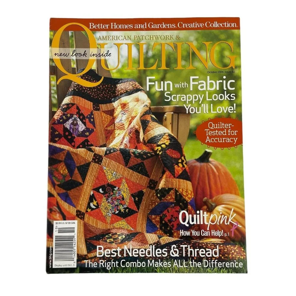 Better Homes & Gardens American Patchwork‎ & Quilting Magazines Full Year 2006